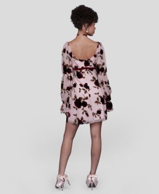 Women's Victorian Sleeve Mini Dress