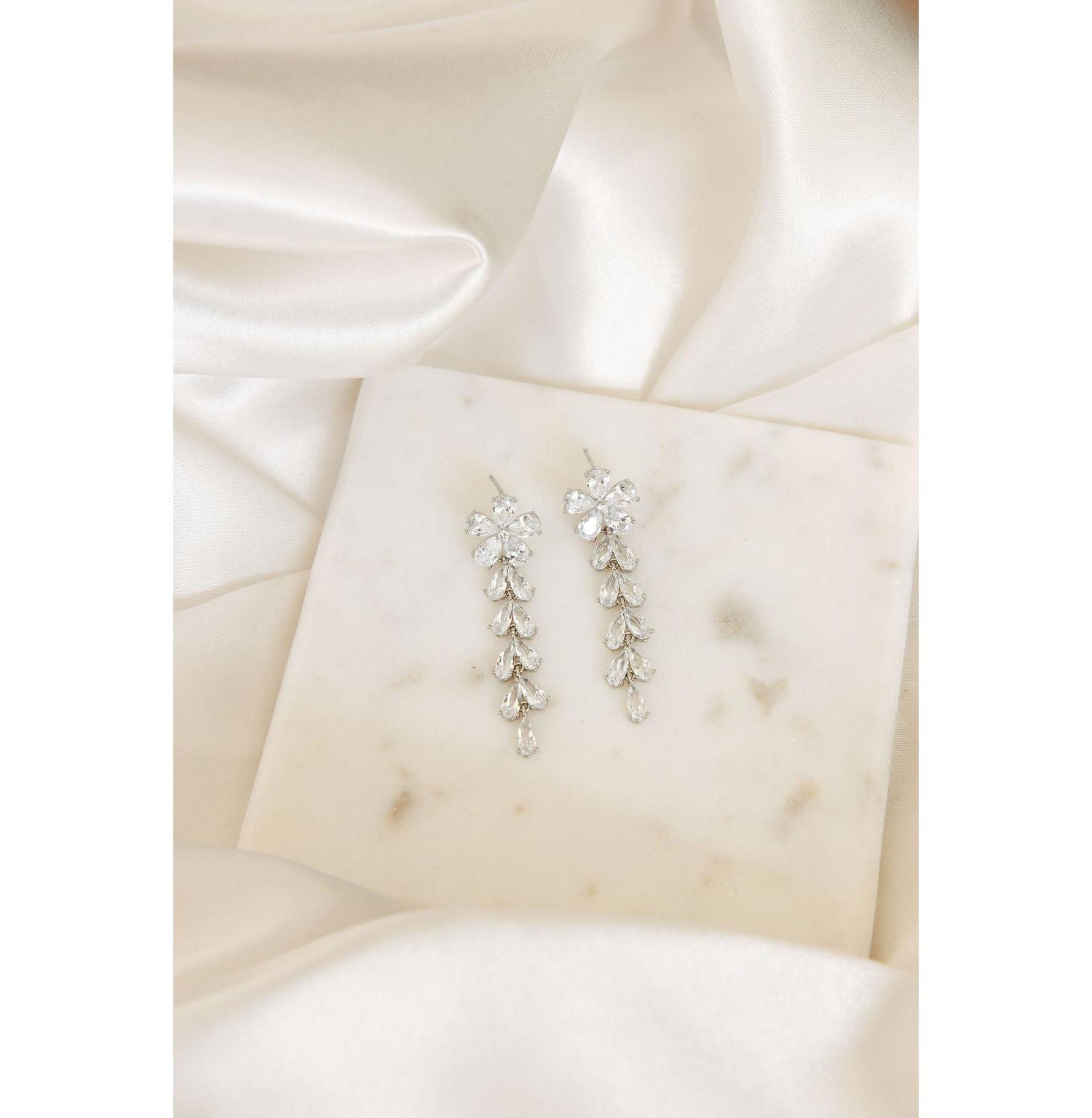 Devotion Crystal Drop Earrings