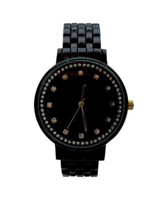 Black Boyfriend Style Bangle Women Watch
