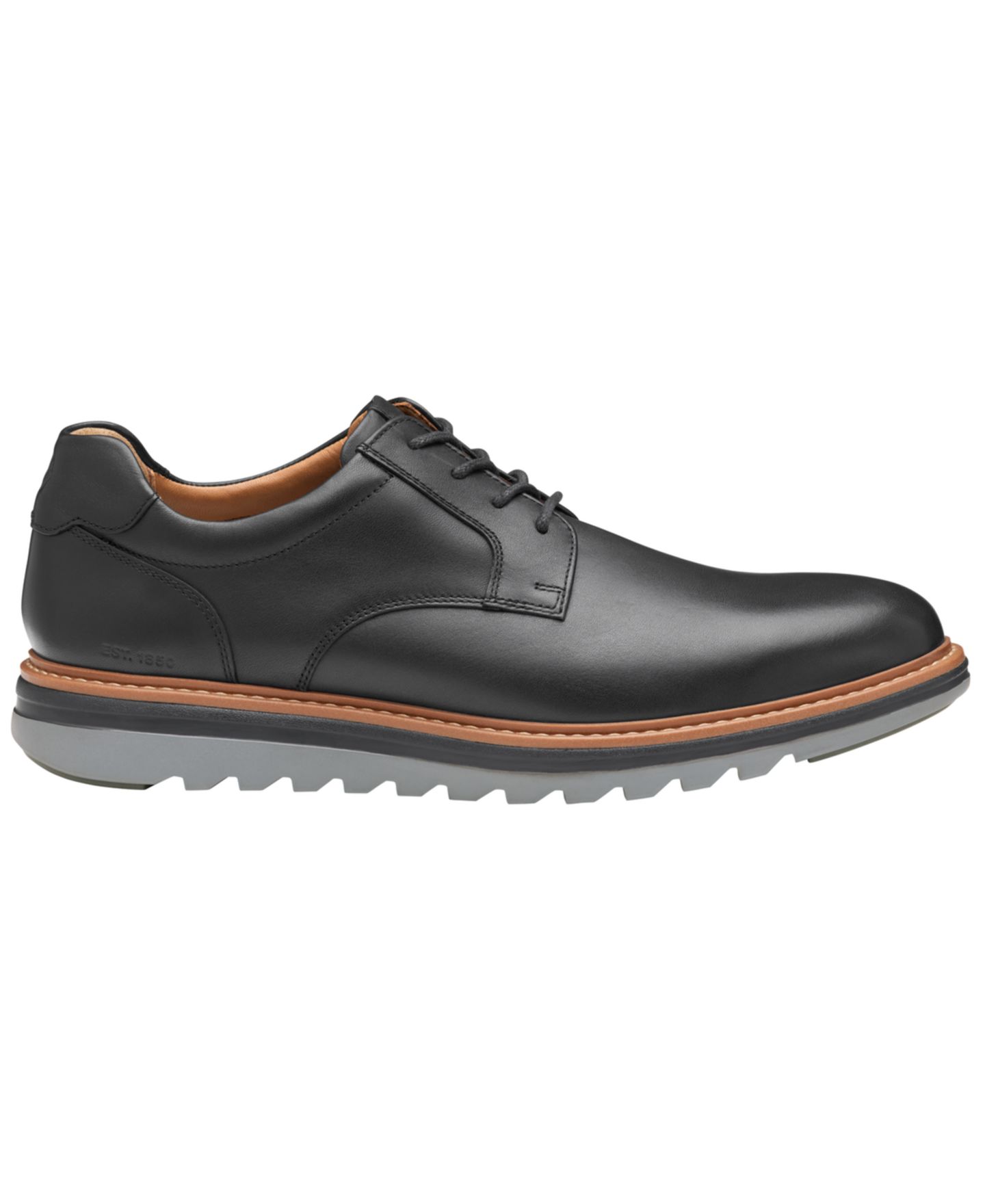 Мужские кроссовки Johnston & Murphy Braxton Plain Round Toe, цвет: Чёрный — фото 2