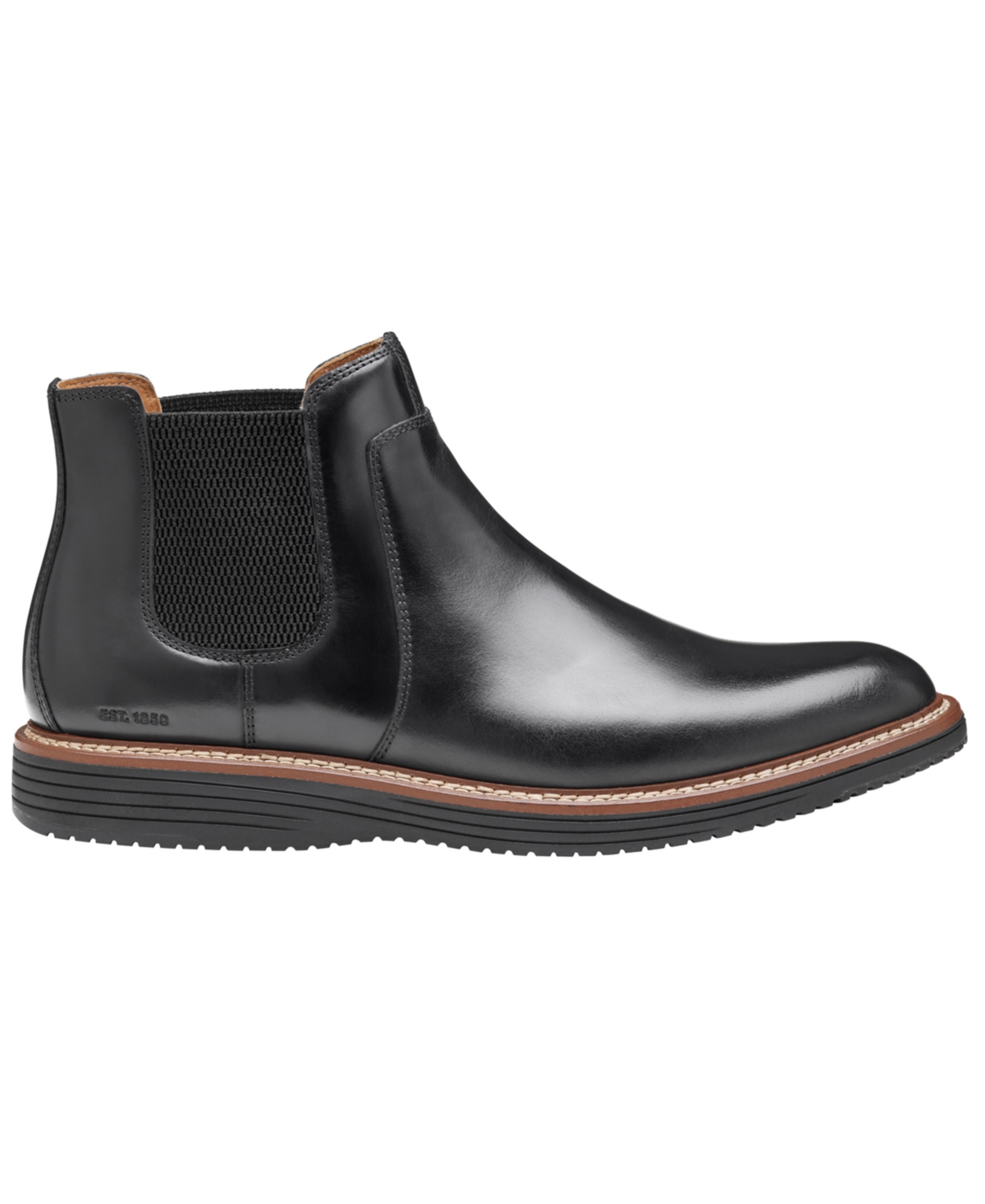 Johnston & Murphy Men's Upton Chelsea Round Toe Boots