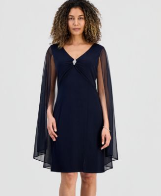 Petite Capelet Sheath Dress