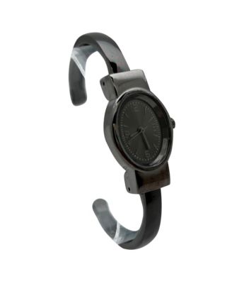 Gunmetal Small and Minimalist Every Day Bangle Women Watch