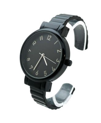 Black Round Face Every Day Versatile Bangle Women Watch