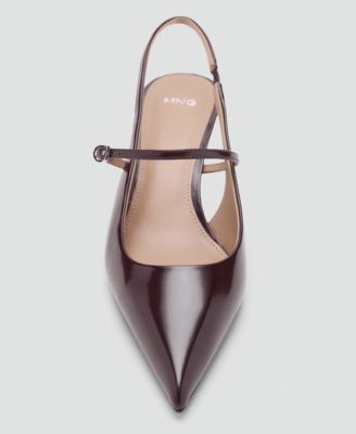 Women's Kitten-Heel Patent Leather Shoes