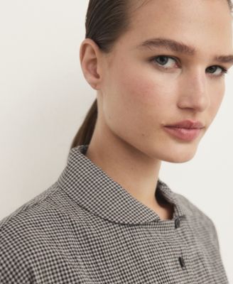 Women's Two-Piece Cotton Gingham Pajamas