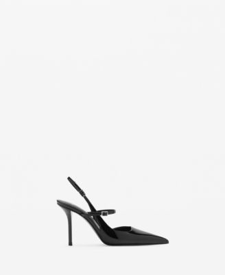 Women's Straps And Buckle Patent Leather Shoes
