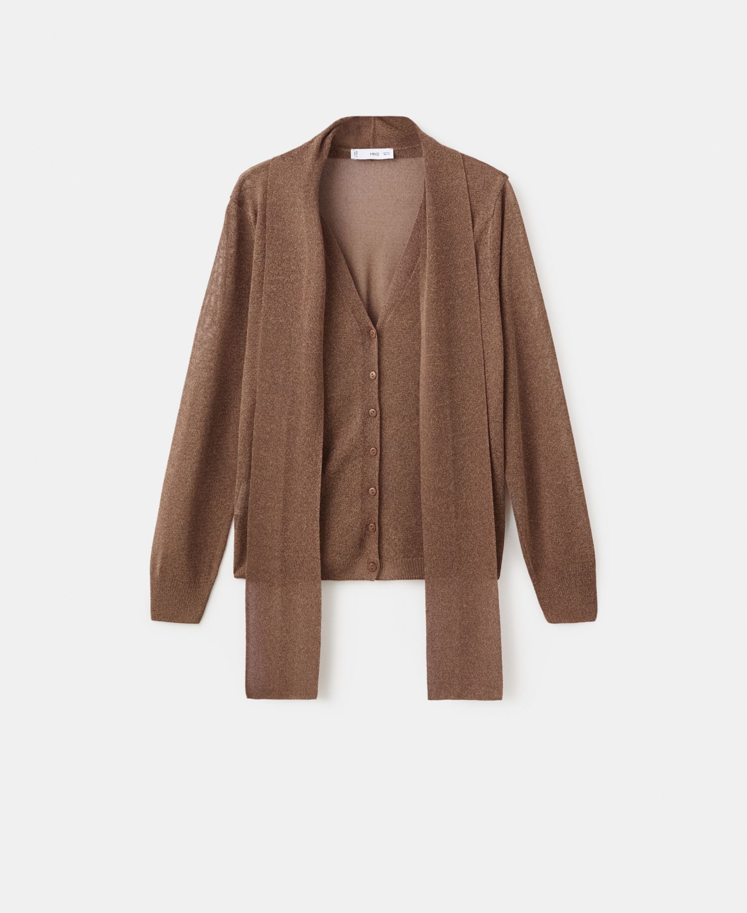 Women's Foulard Fine-Knit Cardigan
