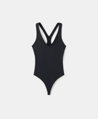 MANGO - Women's Low-Neck Bodysuit