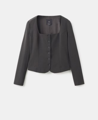 Women's Tailored Cropped Blazer