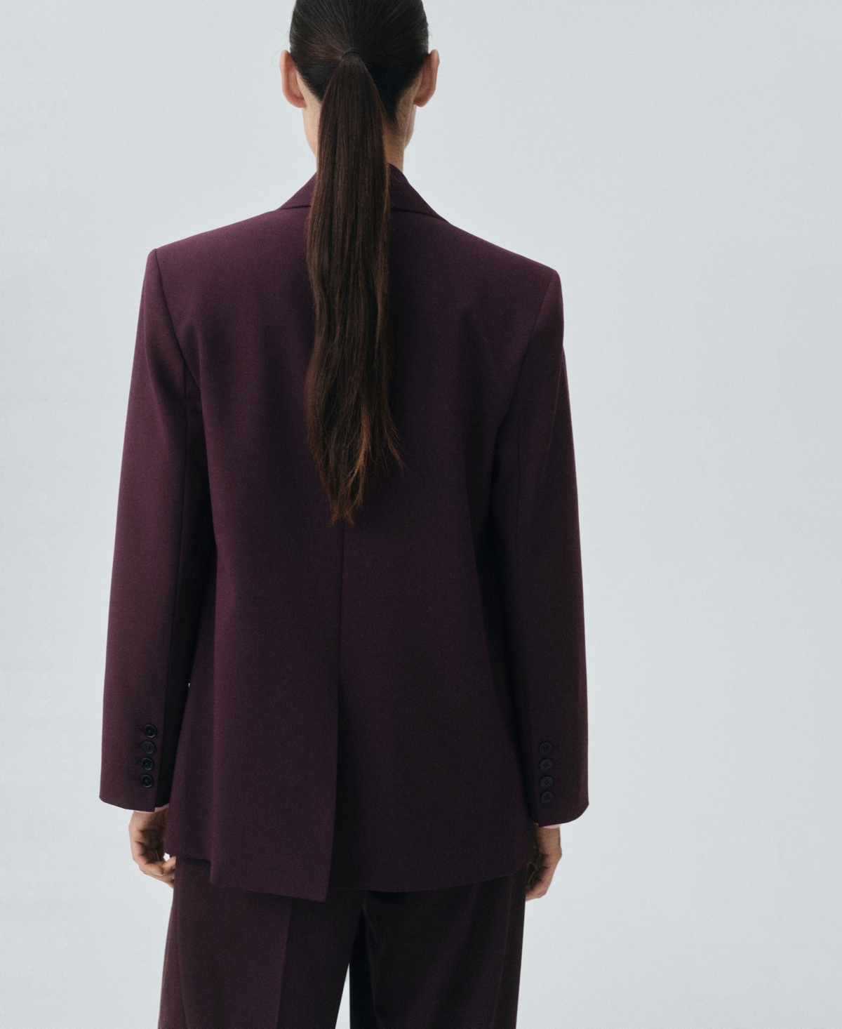 Mango Women's Wool-Blend Suit Jacket