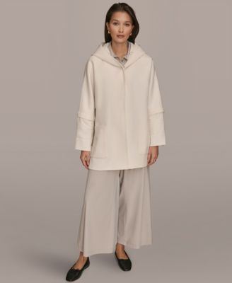 Women's Button Front Cape Coat