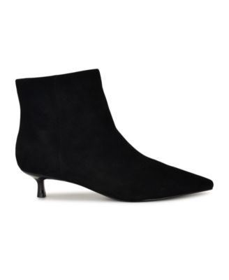 Women's Turrel Suede Kitten Heel Dress Booties