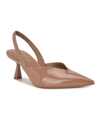 Nine West Women's Lamma Slingback Spool Heel Pumps - Macy's