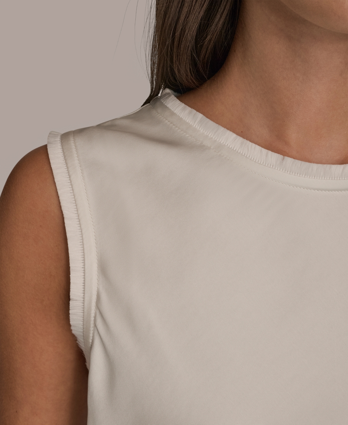 Donna Karan Weekend Women's Sleeveless Tank Top In Neutral