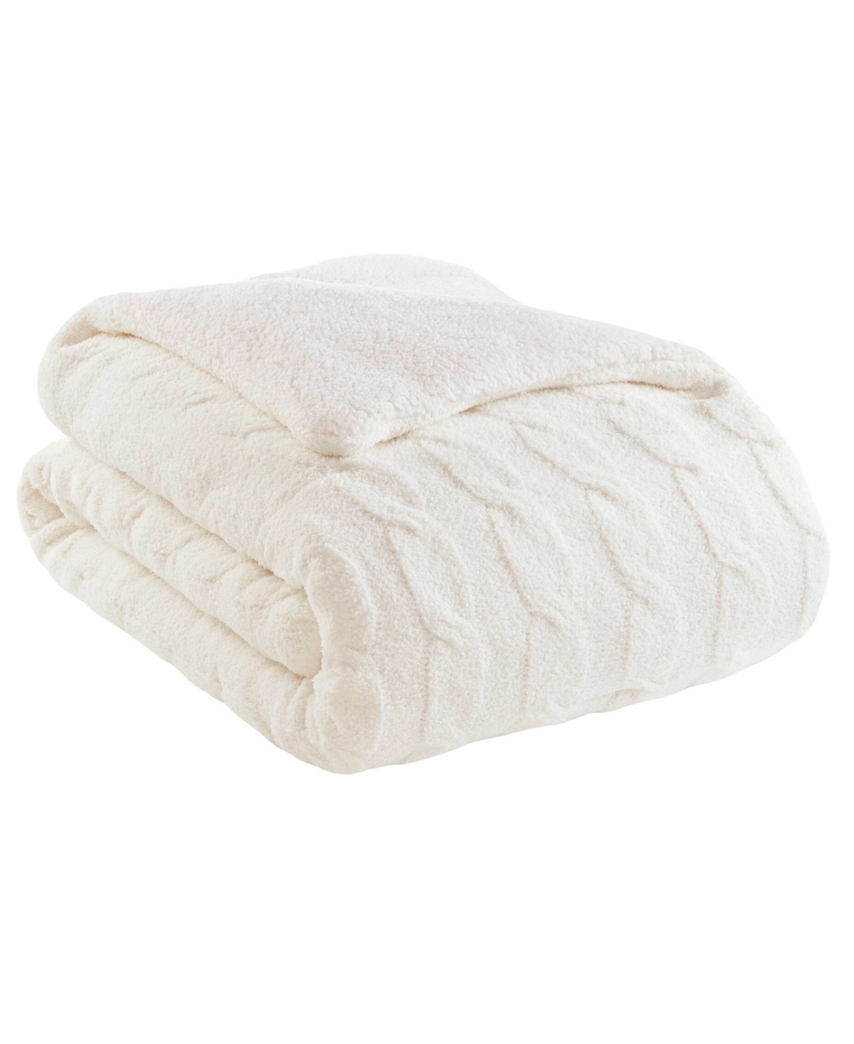 Madison Park Riordan Waffle Knit Chenille 3-pc. Comforter Set, Full/queen In Neutral