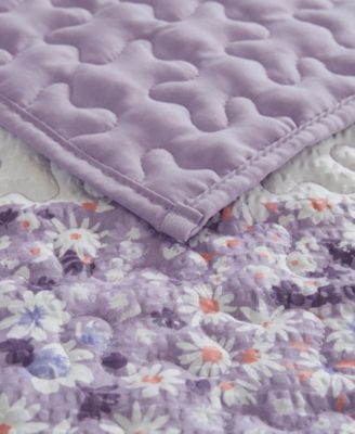 Caralie Seersucker 4-Pc. Quilt Set, Full/Queen