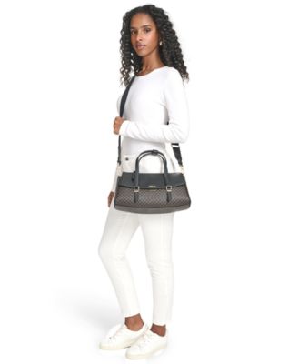 Irene Mini Signature Top Handle Convertible Satchel