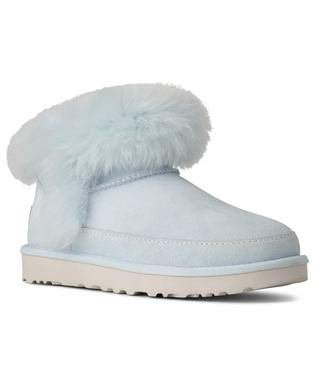 Ugg Women's Classic Ultra Mini Chalet Round Toe Boots In Blue