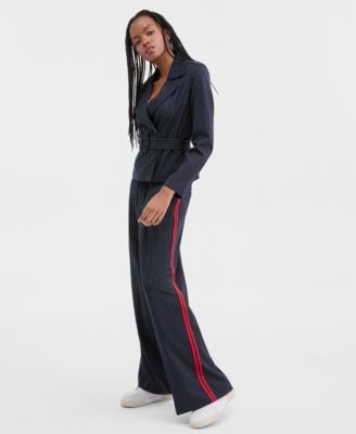 Women's Wide-Leg Pleated Trousers