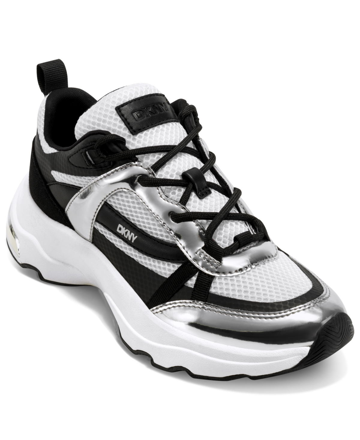 Dkny Women's Juna Lace Up Sneakers In Black