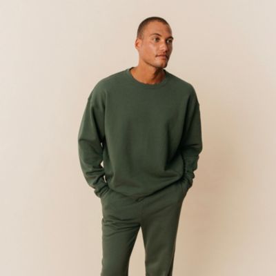 Men’s Organic Cotton Teddy Oversized Crewneck