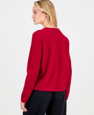 Women's Wool Long-Sleeve Crewneck Sweater