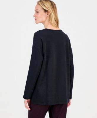 Women's Long-Sleeve Round-Neck Top