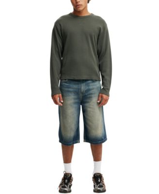 Men's Cropped Fit Textured T-shirts