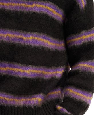 Men's Fuzzy Crew Knit Sweater