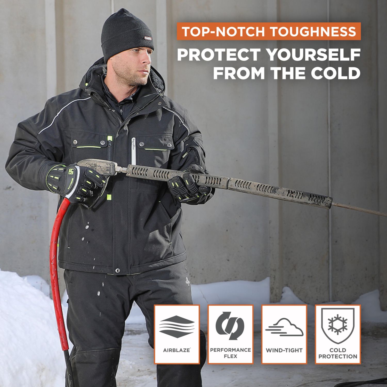 Men's Extreme Hooded Jacket