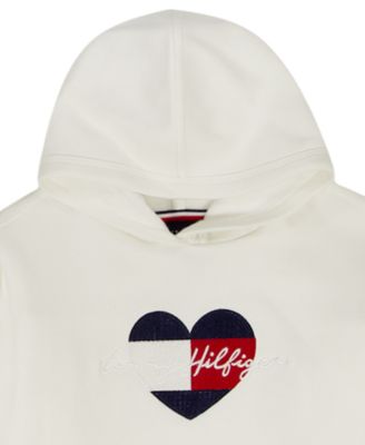 Girls' 4-6X Oversized Hoodie and Graphic Print Joggers, 2-Piece Set