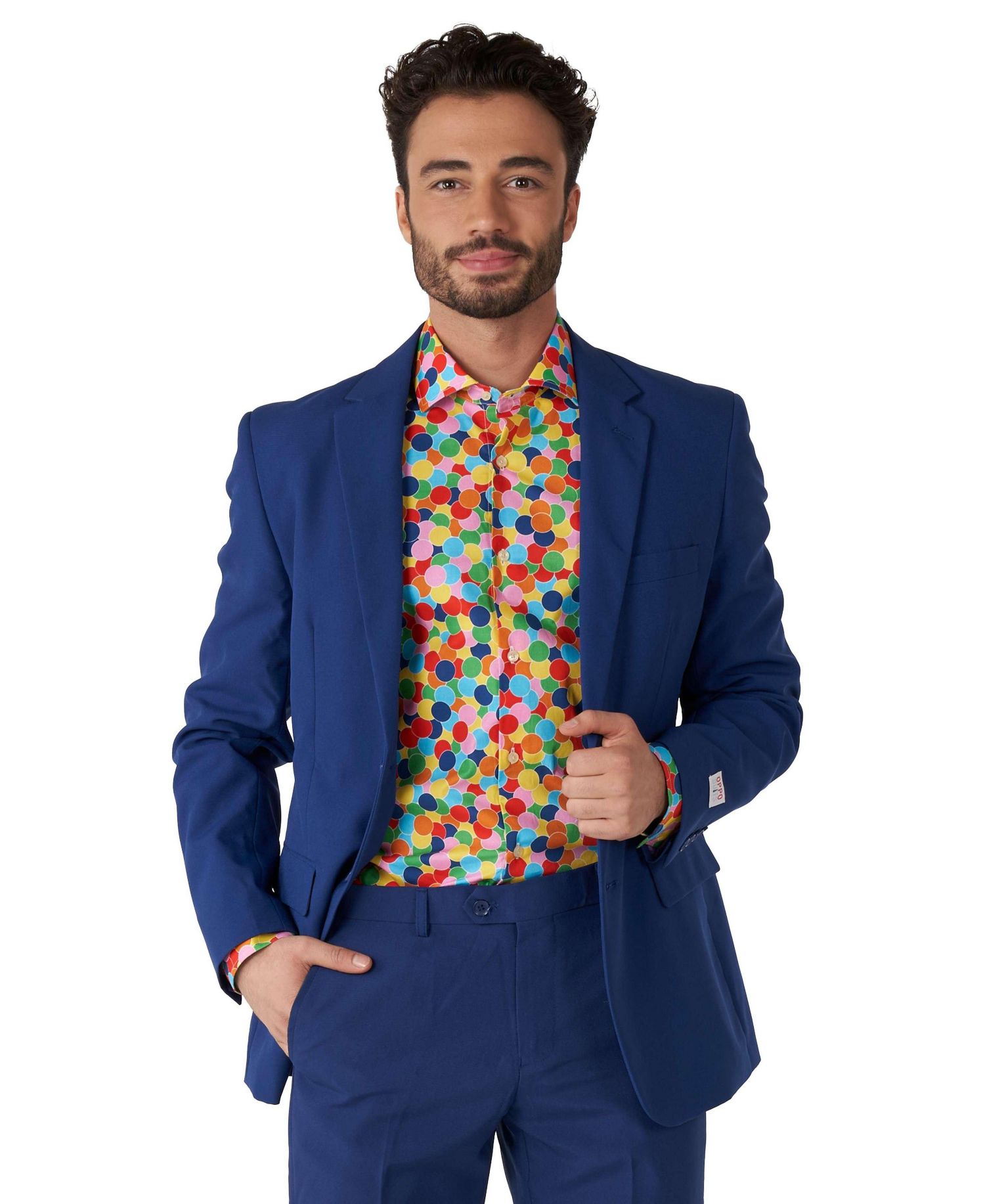Big & Tall SHIRT LS Confetteroni