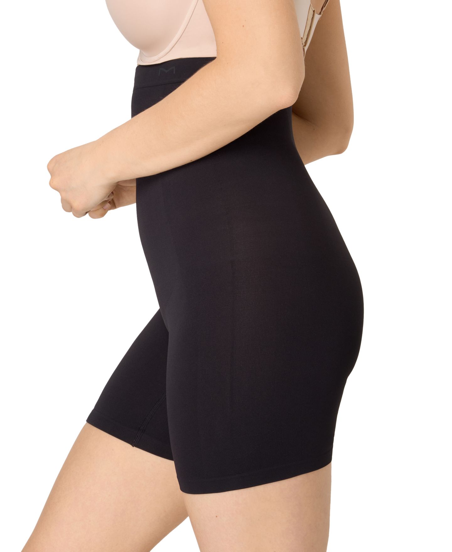 Maidenform Women's Seamless High Waist Thigh Slimmer DMS839, цвет: Чёрный — фото 3
