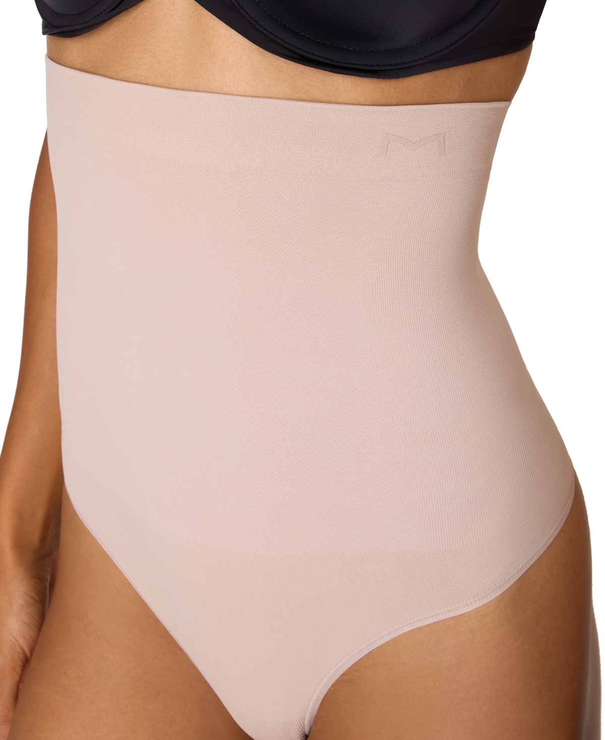 Maidenform Women's Seamless High Waist Thong In Pink