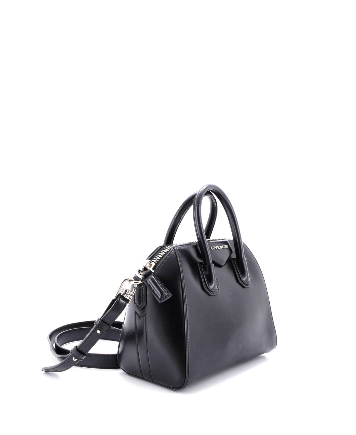 Pre-Owned Givenchy Mini Antigona Bag Glazed Leather