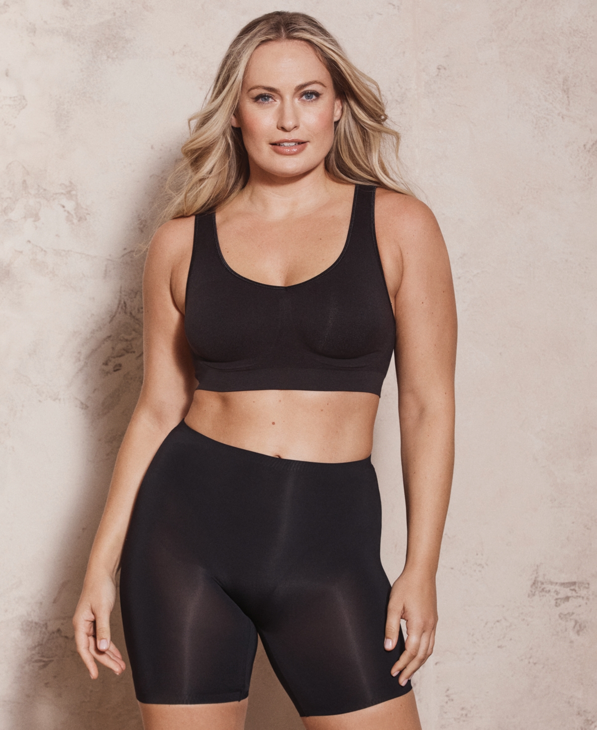 Bali One Smooth U Wireless Bralette Dfbral In Neutral