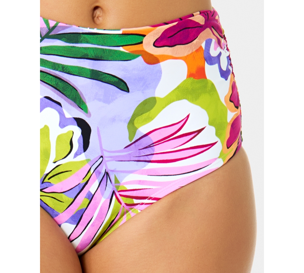 Anne Cole Women's Printed Shirred Swim Bottom In Multi