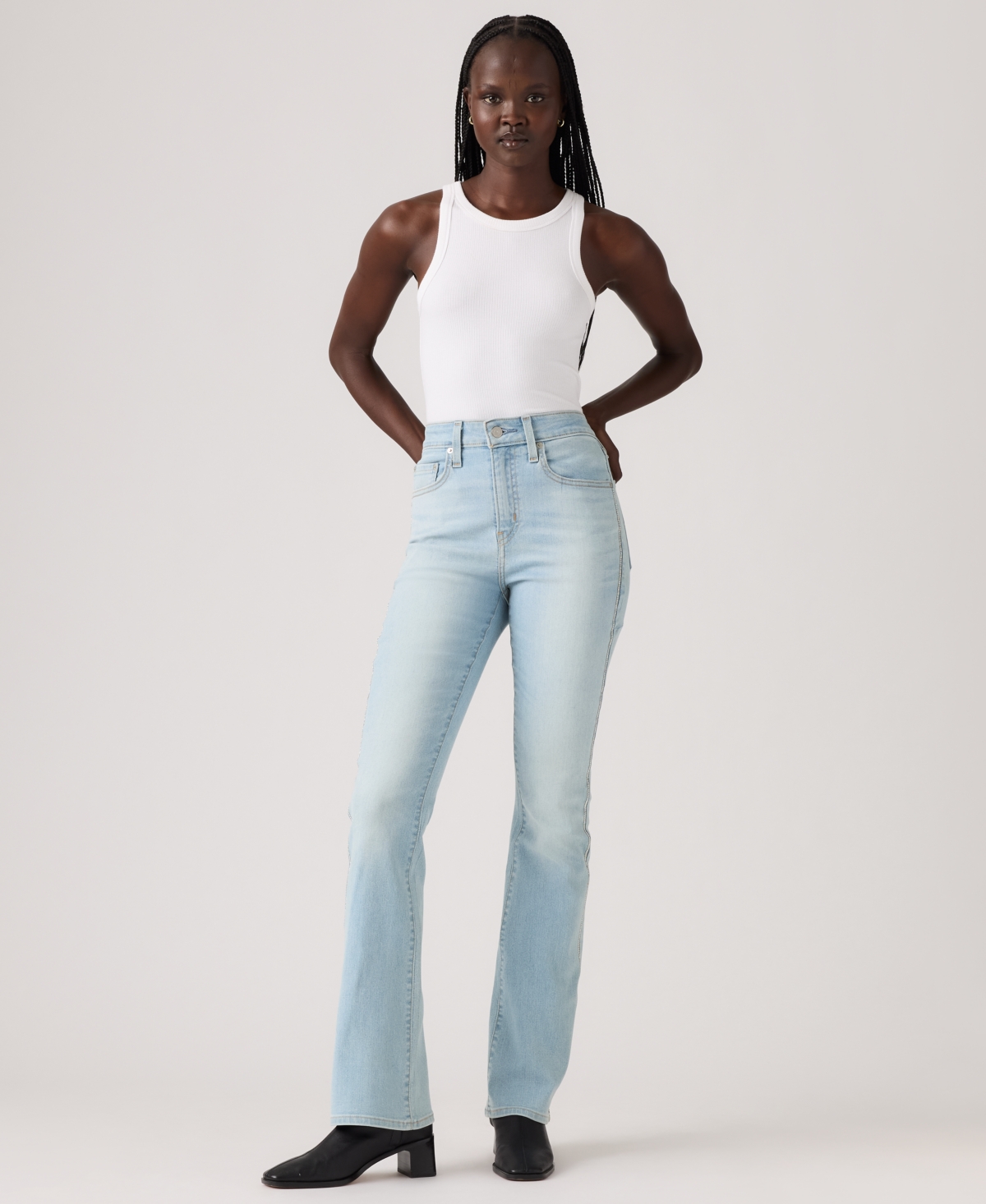 Levi's 725 Rhinestone High-waist Classic Stretch Bootcut Jeans