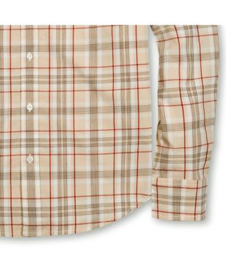 Men's Organic Long Sleeve Stretch Poplin Button Down Shirt