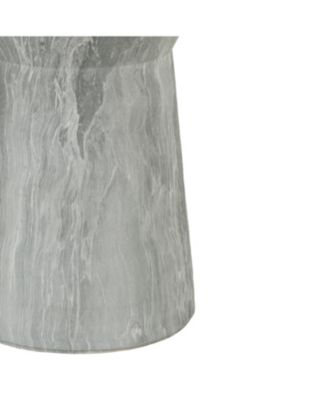 Streamdale Cement Outdoor Accent Table - Terrazzo Style