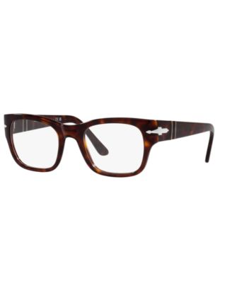 Unisex Rectangle Plastic PO3297V Eyeglasses