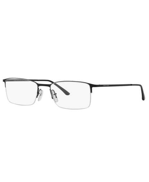 Мужские очки Giorgio Armani Man Rectangle Metal AR5010 Eyeglasses, цвет: Матовый чёрный