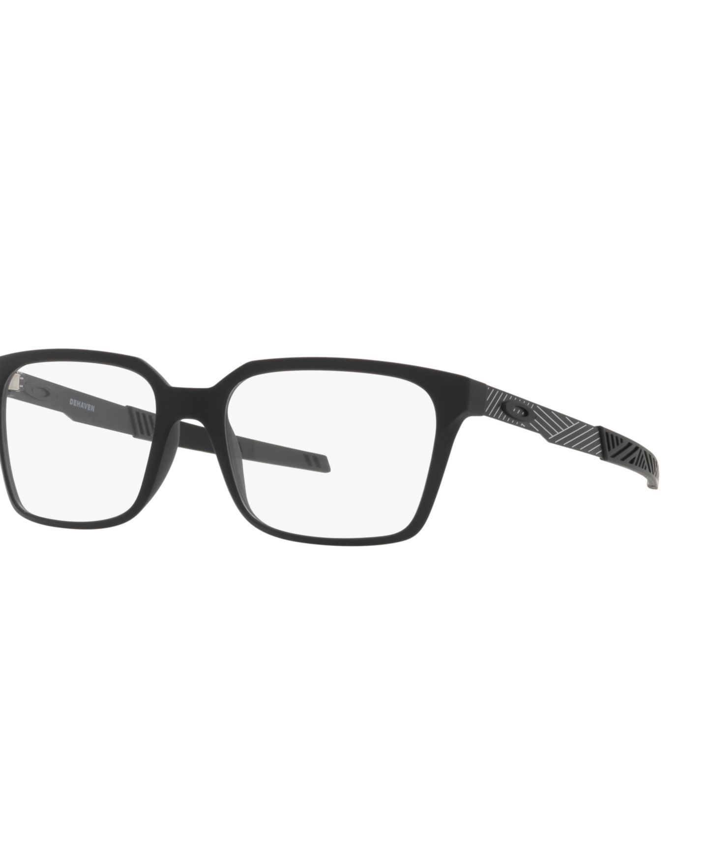 Мужские очки Oakley Man Rectangle Plastic OX8054 Dehaven Eyeglasses, цвет: Атласный чёрный — фото 1