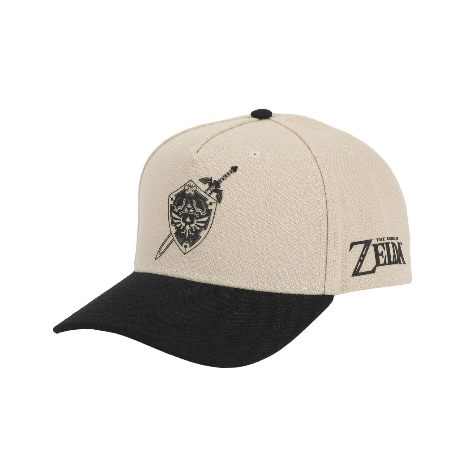 Men's Legend Of Zelda Hylian Shield Embroidery Poly Wool B104 Baseball Cap Snapback
