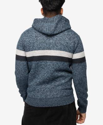 Men's Zip Up Fleece Lined Cardigan Hooded Sweater