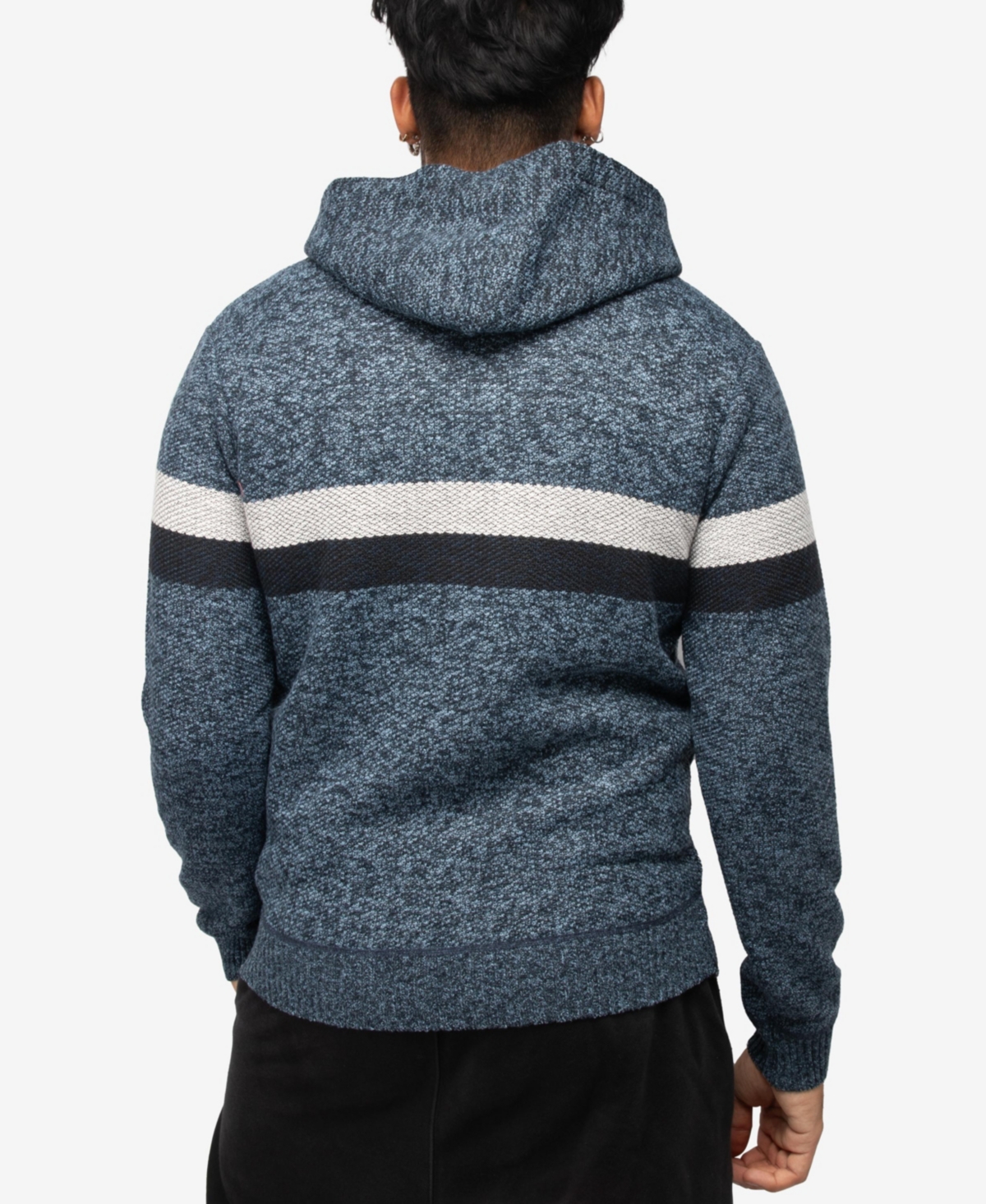 Xray Men's Zip Up Fleece Lined Cardigan Hooded Sweater