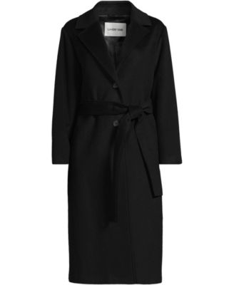 Women's Wool Wrap Long Coat