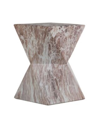Streamdale Cement Outdoor Accent Table - Terrazzo Style