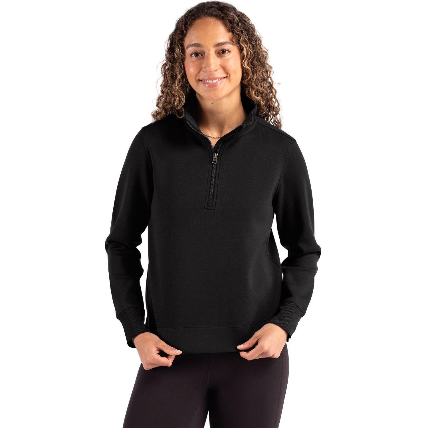 Women's Cutter and Buck Roam Epic Versatility Recycled Quarter Zip Pullover